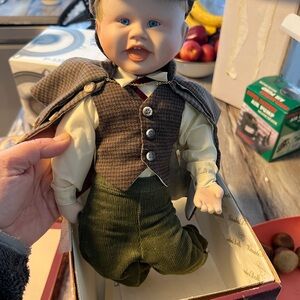 Vintage Sherlock Holmes porcelain Doll